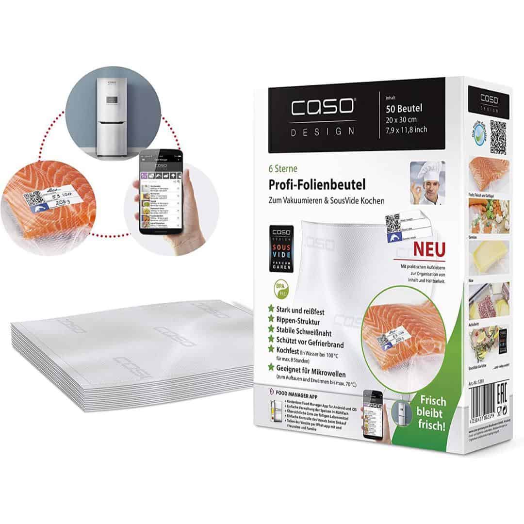 Túi Hút Chân Không Caso 16*23cm (50 Túi) 7 11 1