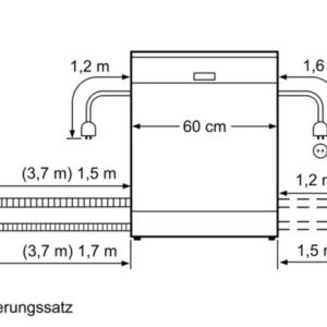 Máy Rửa Chén Bát Độc Lập Bosch SMS88UI36E Serie 8 4 8