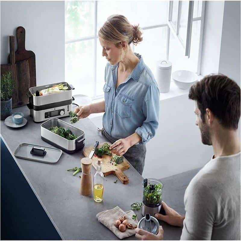 Nồi Hấp Điện Wmf Kitchenminis - 2 Tầng 5 Nồi Hấp Điện Wmf Kitchenminis - 2 Tầng