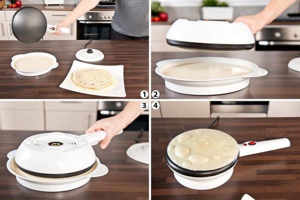 Chảo Điện Làm Bánh Crepes - Bánh Cuốn Rosenstein & Sohne 6 Chảo điện làm bánh CREPES - BÁNH CUỐN ROSENSTEIN & SOHNE