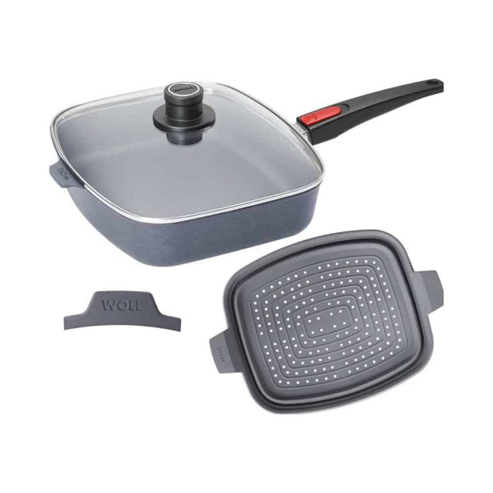 chao-wollChảo Woll Diamond Lite Pans Rectangular 1629DPIL 30x26cm Có Vung Kính-diamond-lite-pans-rectangular-30x26cm-1629dpil Chảo Woll Diamond Lite Pans Rectangular 1629DPIL 30x26cm Có Vung Kính