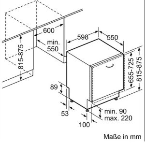 Máy Rửa Bát Bosch SMV68TX06E Series 6 Âm Toàn Phần 7 1 15