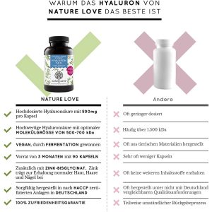 Viên Nang Nature Love Hyaluron 500 - 90 Viên 69g 3 Viên Nang Nature Love Hyaluron 500 - 90 Viên 69g