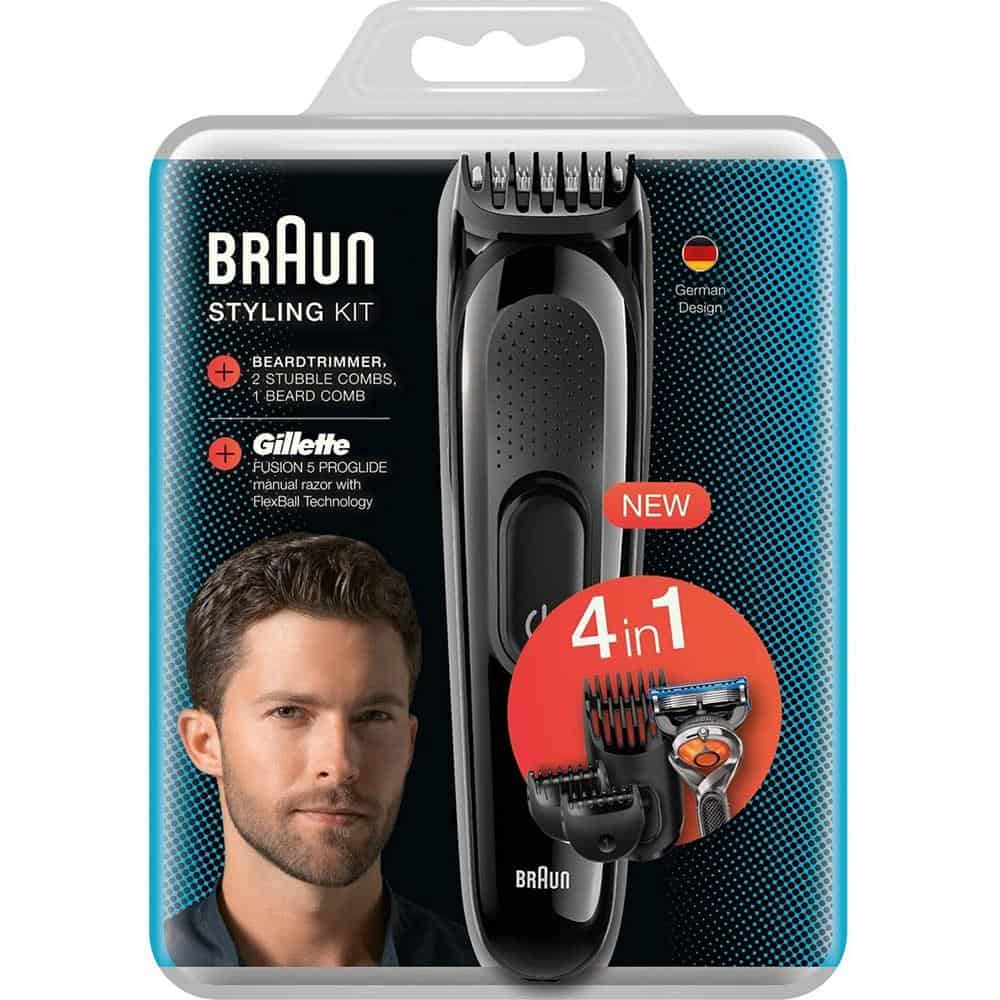 Tông Đơ Cắt Tóc Cạo Râu Braun Styling Kit SK3000 4 in 1 Tông Đơ Cắt Tóc Cạo Râu Braun Styling Kit SK3000 4 in 1