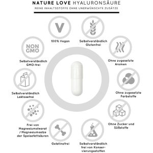 Viên Nang Nature Love Hyaluron 500 - 90 Viên 69g 4 Viên Nang Nature Love Hyaluron 500 - 90 Viên 69g