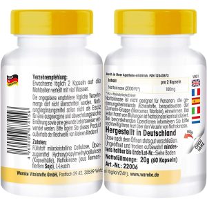 Viên Nang Nattokinase Warnke 50mg - Phòng Chống Đột Quỵ, Tai Biến Mạch Máu Não 5 Viên Nang Nattokinase Warnke 50mg