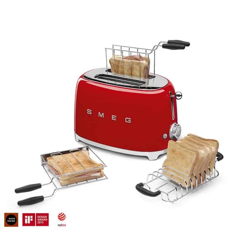 Máy Nướng Bánh Mì Smeg TSF01RDEU 9 Máy nướng bánh mì Smeg Minhhouseware