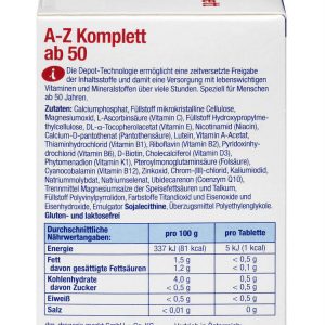 Vitamin Tổng Hợp A-Z Depot AB 50 Cho Người Già Trên 50 Tuổi 4 n 3