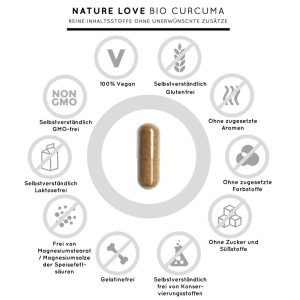 Viên Nang Bio Curcuma Kapseln Nature Love 240 Viên 8 Viên Nang Bio Curcuma Kapseln Nature Love 240 Viên