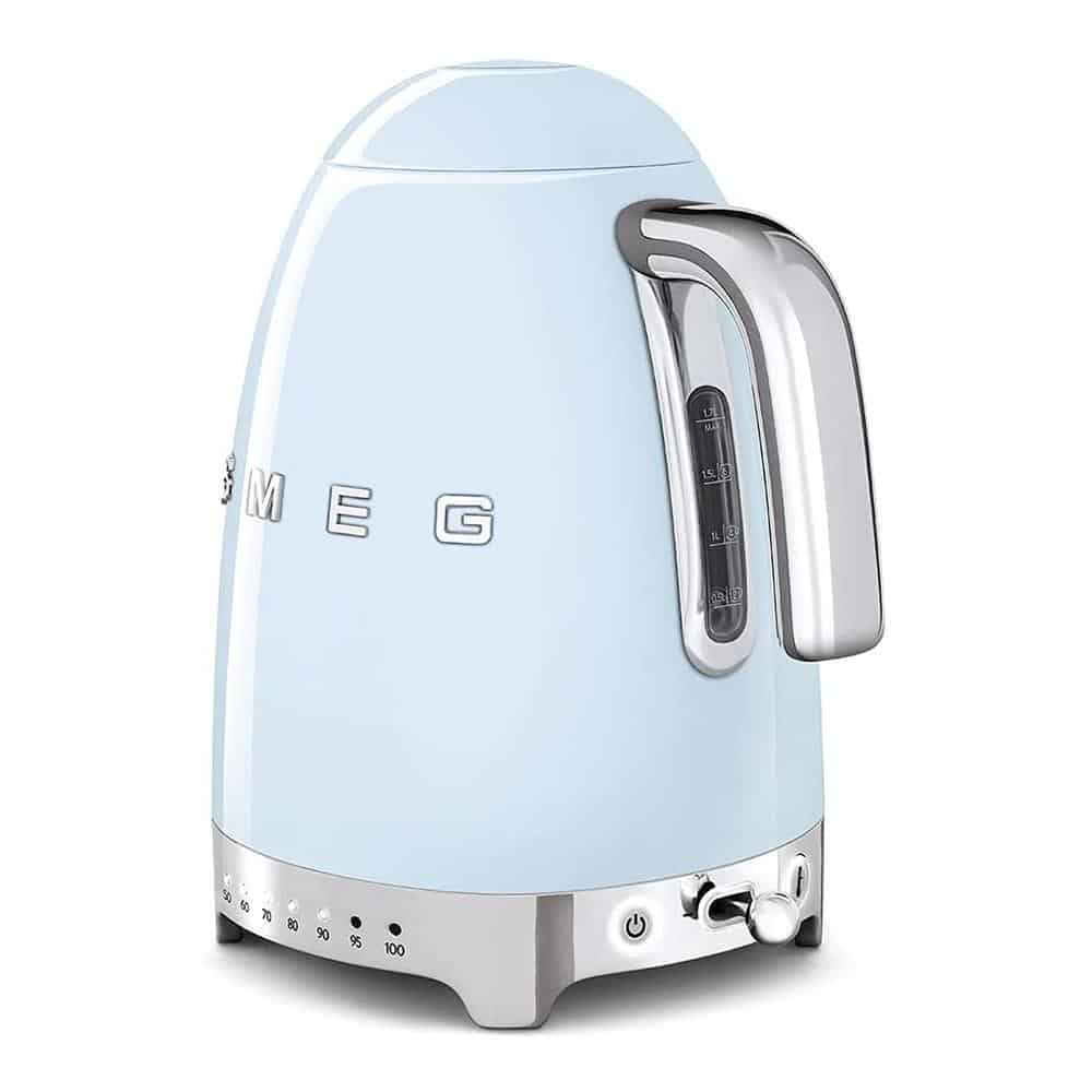 Ấm Đun Nước Siêu Tốc Smeg KLF04PBEU Pastel Blue Ấm Đun Nước Siêu Tốc Smeg KLF04PBEU Pastel Blue
