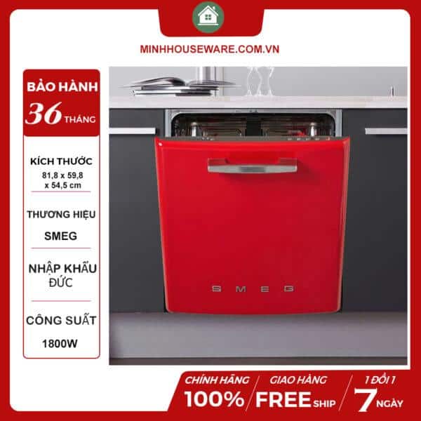 Máy rửa bát SMEG: Ưu điểm vượt trội và hướng dẫn sử dụng