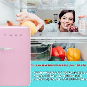Tủ Lạnh 101L Smeg FAB10RPK2 4 TU LANH 101L SMEG FAB10RPK22 1