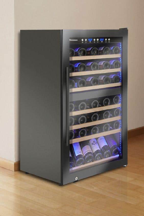Hệ thống tản nhiệt bên trong tủ rượu vang cao cấp