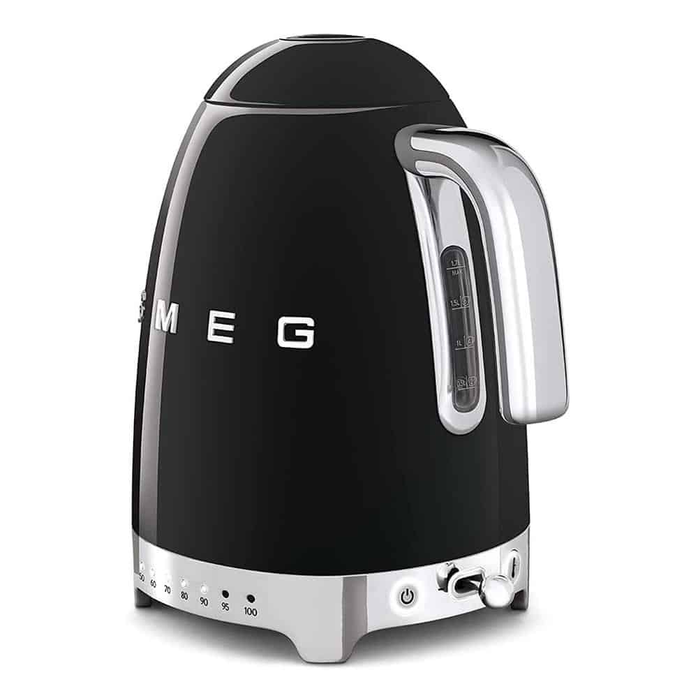 Ấm Siêu Tốc Smeg KLF04BLEU Black Ấm Siêu Tốc Smeg KLF04BLEU Black