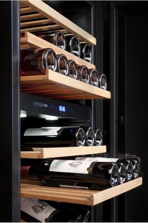Tư thế cất giữ của tủ rượu vang cao cấp
