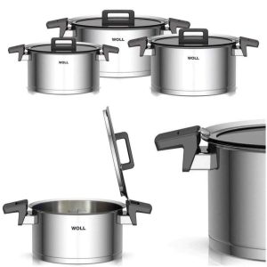 Bộ Nồi Woll Concept NCSET004 Set 6 Pcs 18cm 20cm 24cm 3 Bộ Nồi Woll Concept NCSET004 Set 6 Pcs 18cm 20cm 24cm