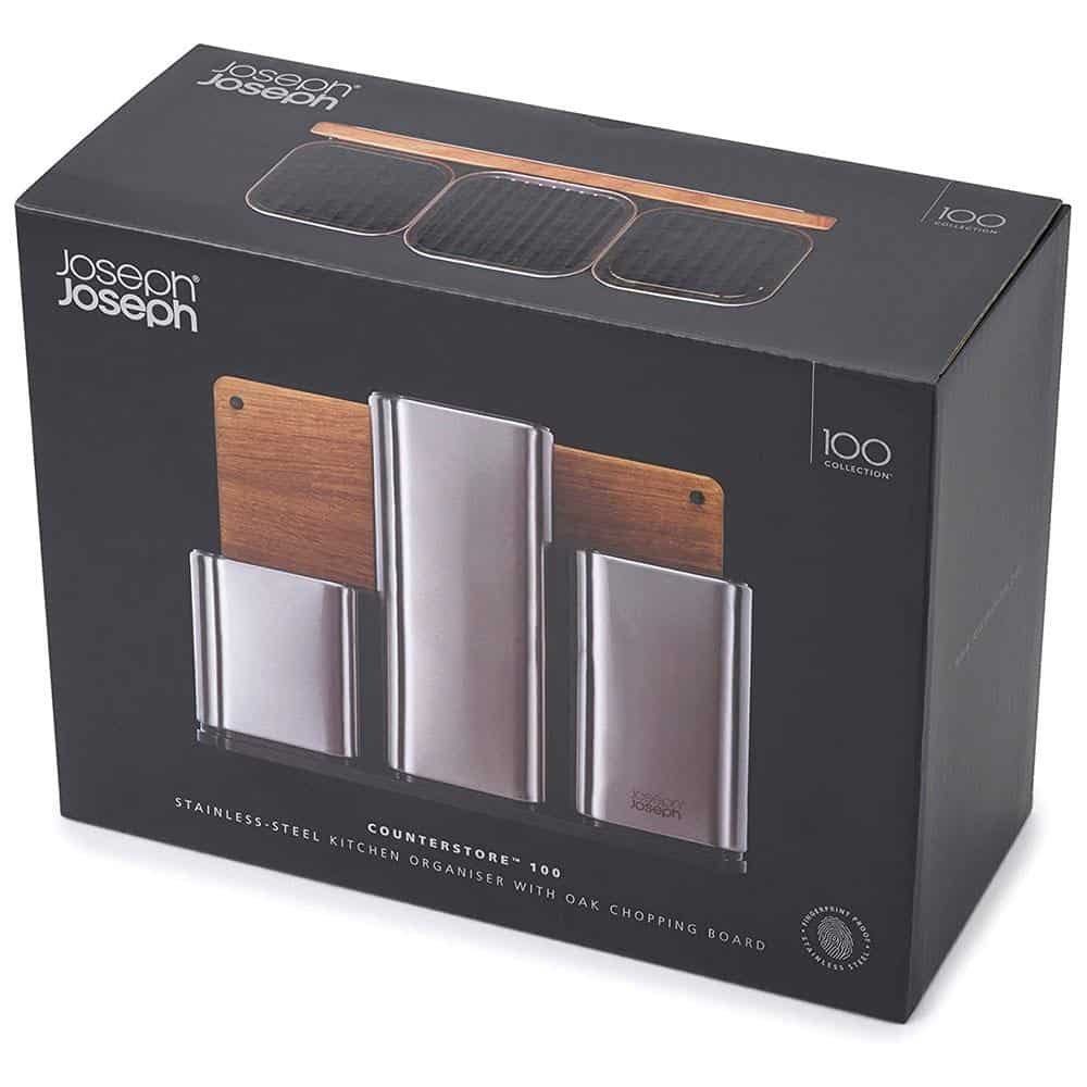 JOSEPH-JOSEPH-95026-08 Bộ Đựng Dụng Cụ Nhà Bếp Kèm Thớt Joseph Joseph 95026
