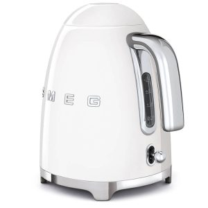 Ấm Đun Nước Siêu Tốc Smeg KLF03WHEU White 3 ẤM ĐUN NƯỚC SMEG KLF03WHEU từ Đức với lõi lọc cặn tiên tiến, màu trắng pastel