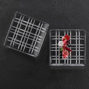 Set 2 Đĩa Nachtmann 101045 - Square Platter 8 Inch 3 Nachtmann Square