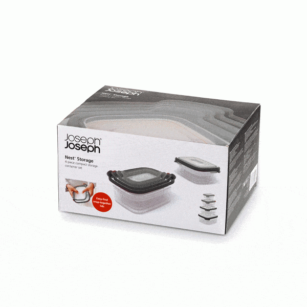 Bộ 4 Hộp Đựng Thực Phẩm Joseph Joseph 98472 6 Nest Storage 4 98472 PKG