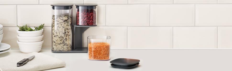 Bộ 3 Hộp Đựng Đồ Khô Joseph Joseph 98467 10 Bộ 3 Hộp Đựng Đồ Khô Joseph Joseph 98467