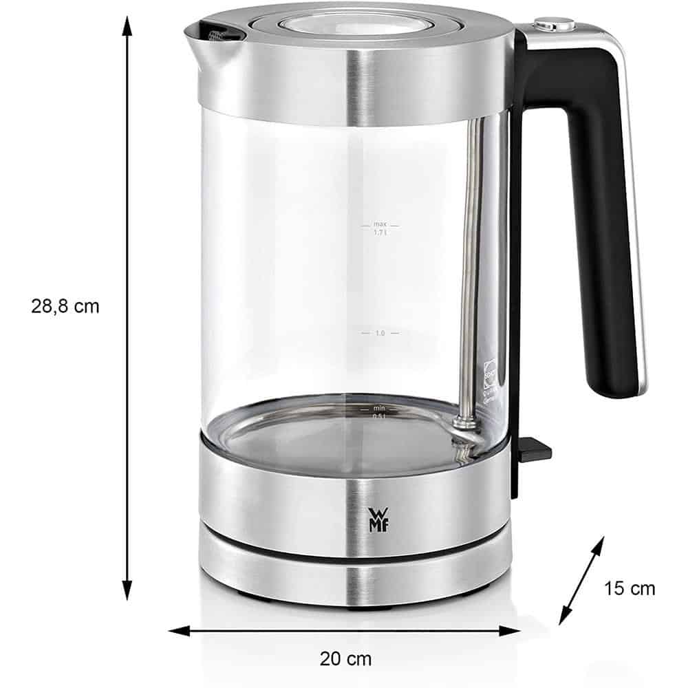 Ấm Siêu Tốc WMF Lono Glass Waserkocher 1.7L Ấm Siêu Tốc WMF Lono Glass Waserkocher 1.7L