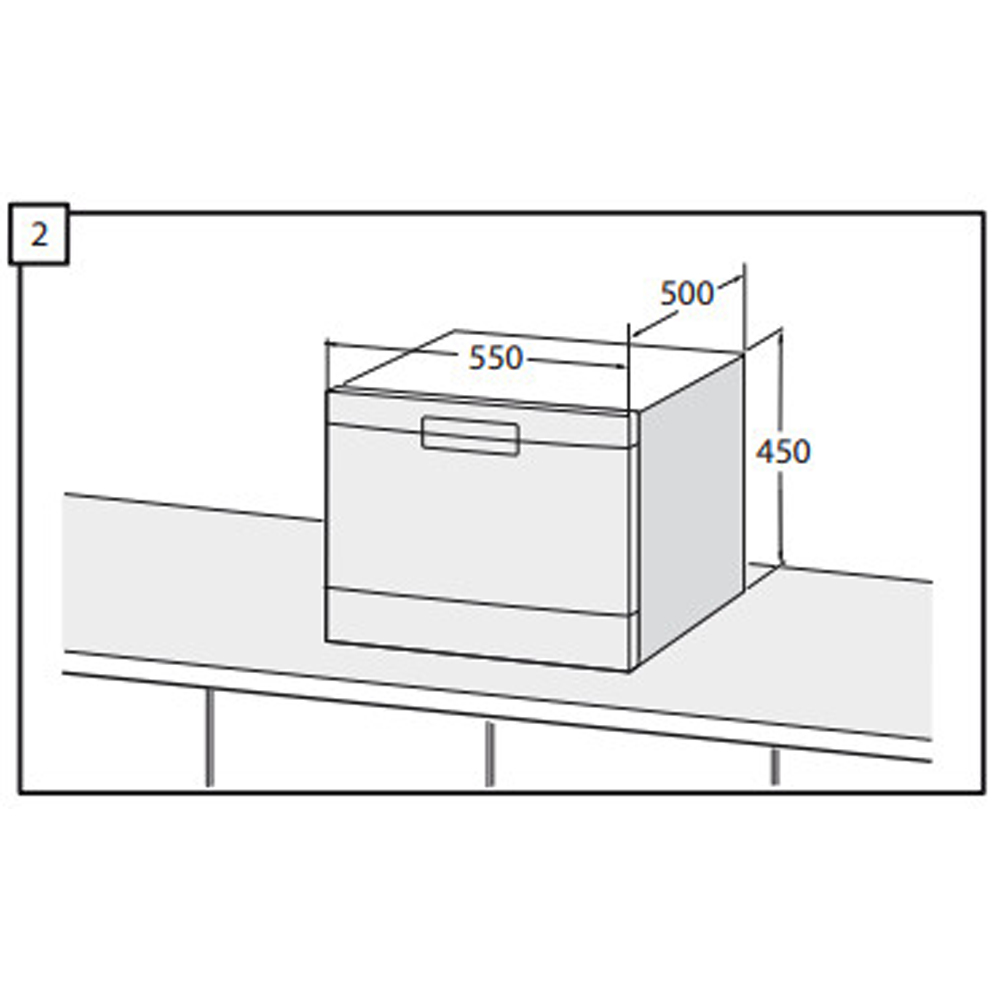 Máy Rửa Bát Mini Bosch SKS62E22EU Máy Rửa Bát Mini Bosch SKS62E22EU