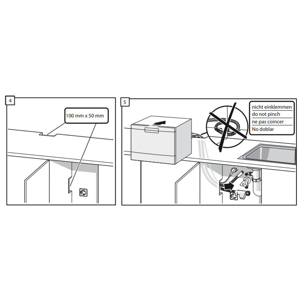 Máy Rửa Bát Mini Bosch SKS62E22EU Máy Rửa Bát Mini Bosch SKS62E22EU