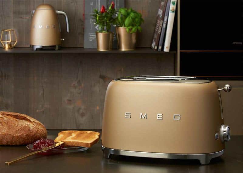 Máy Nướng Bánh Mì Smeg TSF01CHMEU Gold 8 Máy Nướng Bánh Mì Smeg TSF01CHMEU Gold