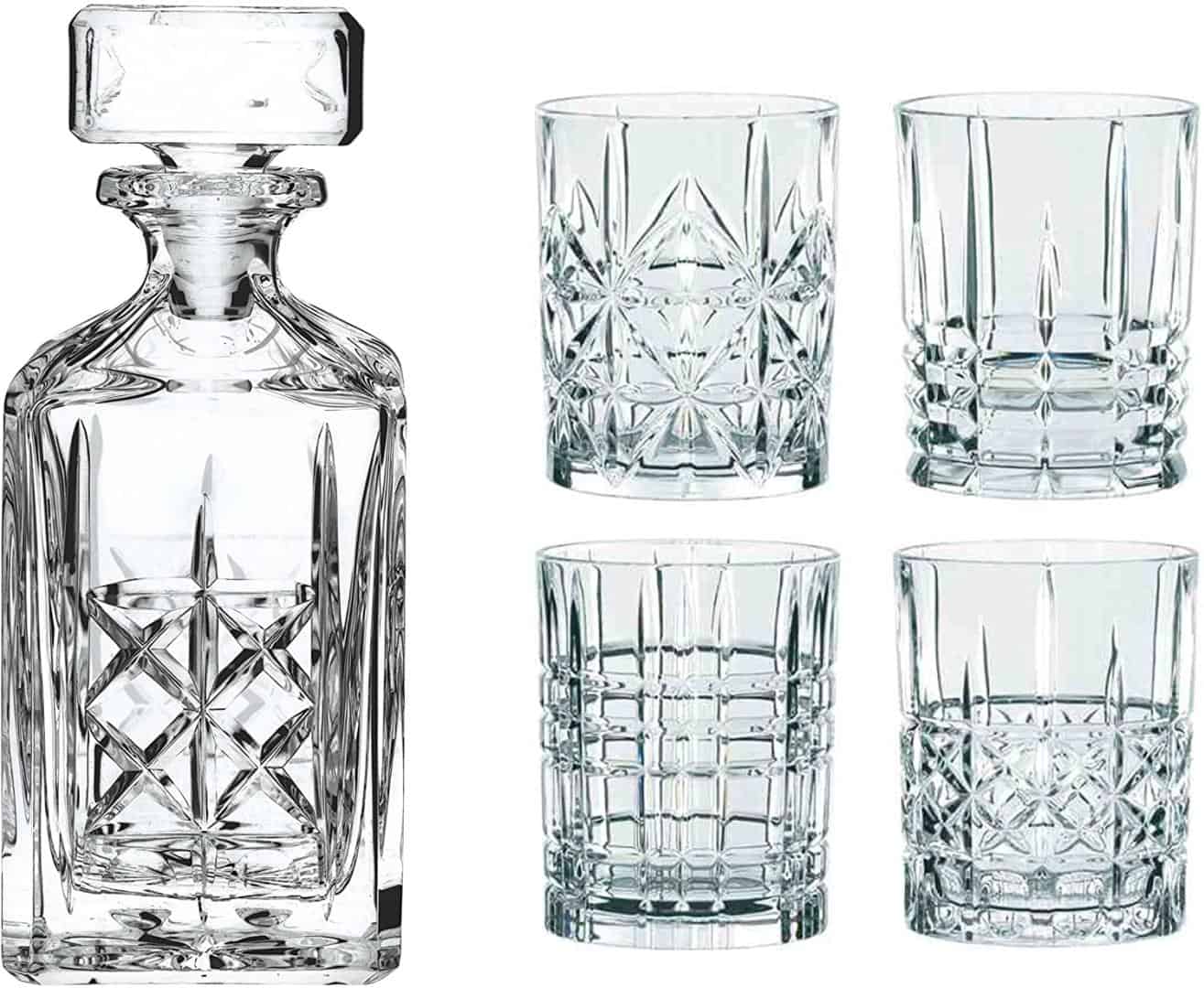 Bộ Bình Và Cốc Uống Rượu Nachtmann 98196 Highland Whiskyset 5 Món 14 Bộ Bình Và Cốc Uống Rượu Nachtmann 98196 Highland Whiskyset 5 Món