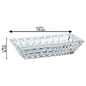 Bộ Đĩa Pha Lê Nachtmann 97633 4 Món Bossa Nova 1 Khay 3 Bát 12 Bộ Đĩa Pha Lê Nachtmann 97633 4 Món Bossa Nova