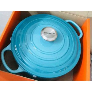 Nồi Gang LeCreuset Màu Xanh Caribbean 24cm 4 138987756 1717146818456717 1215970933689151426 n