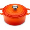 Nồi Gang LeCreuset Evo Flame Màu Cam 22cm 2 25042 scaled
