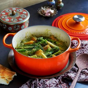 Nồi Gang LeCreuset Evo Flame Màu Cam 22cm 5 37537 scaled e1615286300669