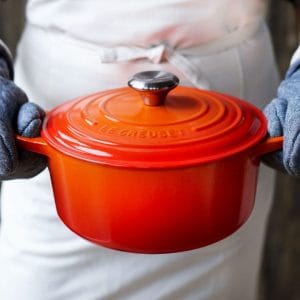 Nồi Gang LeCreuset Evo Flame Màu Cam 22cm 7 37541 scaled e1615286339603