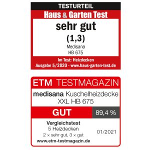 Chăn Sưởi Điện MEDISANA HB675 Kuschelheizdecke XXL 8 Chăn Sưởi Điện Medisana HB675 Kuschelheizdecke XXL