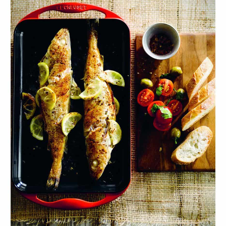 Grilled-Fish-with-Lemon-Large Grilled Fish with Lemon Large