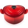 Nồi Gang Le Creuset Heart Casserole Cerise 20cm 2 LeCreuset Heart Casserole Cerise