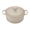 Nồi Gang LeCreuset 22cm Meringue 1 RS9079 LS2501 22716SS LPR.1020x1020