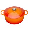 Nồi Gang LeCreuset 24cm Orange 1 le creuset round casserole dish 24cm 5