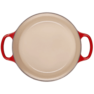 Nồi Gang Le Creuset 22cm Kiểu Tròn - Màu Cesire 5 rs11198 ls2501 2267ss inside