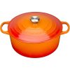 Nồi Gang LeCreuset Bräter rund Evo 22cm Orange 1 1 Dai Dien