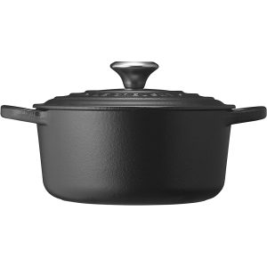 Nồi Gang LeCreuset Bräter rund Evo 20cm Schwarz Matt 3 2 15