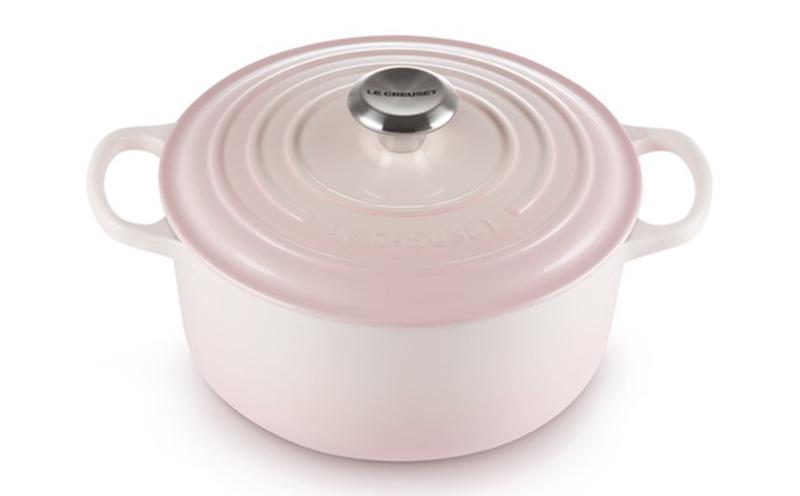 Nồi Gang LeCreuset Bräter rund Evo 24cm Shell Pink 7 Nồi Gang LeCreuset Bräter rund Evo 24cm Shell Pink