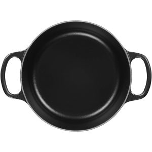 Nồi Gang LeCreuset Bräter rund Evo 20cm Schwarz Matt 6 5 16