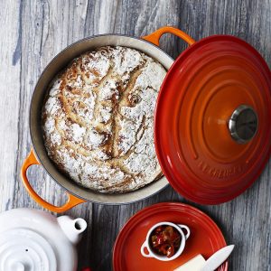 Nồi Gang LeCreuset Bräter rund Evo 22cm Orange 5 5 17