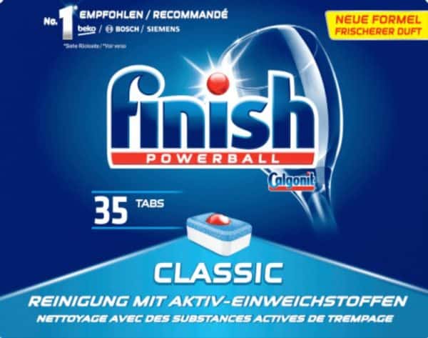 Viên Rửa Bát Finish Powerball Classic 35 Viên 5 Viên Rửa Bát Finish Powerball Classic 35 Viên