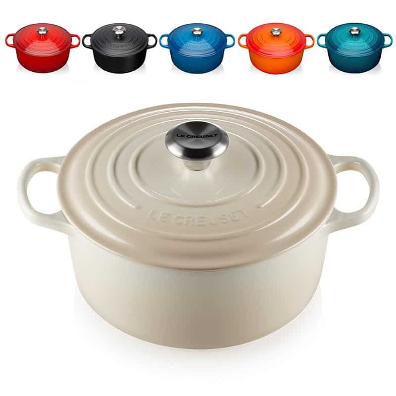 Nồi Gang LeCreuset Bräter Rund Evo 20cm Muschelrosa 8 Nồi Gang LeCreuset Bräter Rund Evo 20cm Muschelrosa