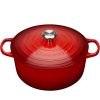 Nồi Gang LeCreuset Bräter Rund Evo 26cm Kirsche 2 LeGreusetK1 1