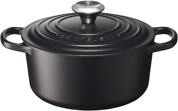 Nồi Gang LeCreuset Bräter rund Evo 18cm Schwarz Matt 7 Nồi Gang LeCreuset Bräter rund Evo 18cm Schwarz Matt